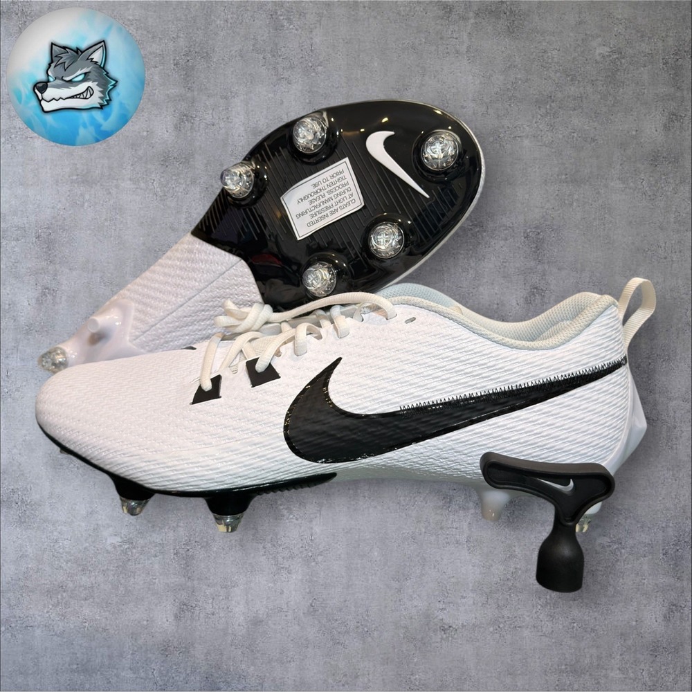 Men's Nike Vapor Edge Speed 360 2 D Football Cleats White FJ7093-100 Size 13.5 W